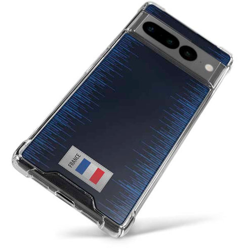 France Soccer Flag Google Pixel 7 Pro Clear Case